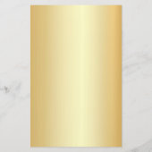 Faux Gold Custom Glamoureus Voeg Jouw tekst Sjablo (Achterkant)