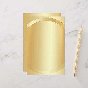 Faux Gold Custom Glamoureus Voeg Jouw tekst Sjablo