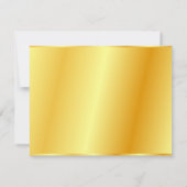 Faux Gold Custom Handwrite Script Name Sjabloon (Achterkant)