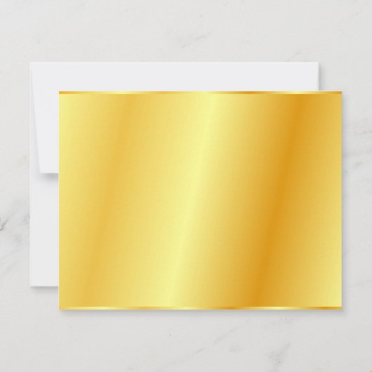 Faux Gold Custom Handwrite Script Name Sjabloon (Achterkant)