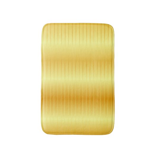 Faux Gold Custom Trendy Elegant Sjabloon Badmat (Voorkant Verticaal)