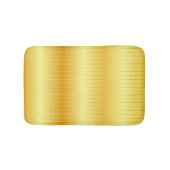 Faux Gold Custom Trendy Elegant Sjabloon Badmat (Voorkant)