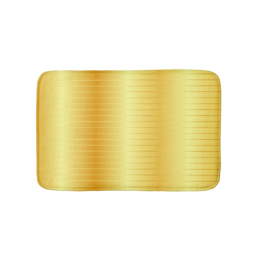 Faux Gold Custom Trendy Elegant Sjabloon Badmat (Voorkant)