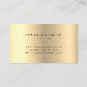 Faux Gold Dental Afsprakenkaartje (Achterkant)