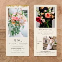 Faux Gold Dip Creative Marketing Rack Kaart