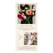 Faux Gold Dip Creative Marketing Rack Kaart (Achterkant)