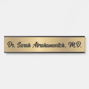 Faux Gold Doctor's Kantoor Deurbord Deurbordje