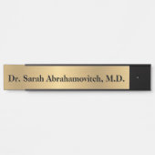 Faux Gold Doctor's Kantoor Deurbord Deurbordje (Voorkant)
