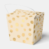 Faux Gold Doodle Stippen Bedankdoosjes (Achterkant)