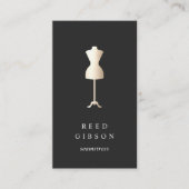 Faux Gold Dress-formulier | Seamstress Tailor Desi Visitekaartje (Voorkant)
