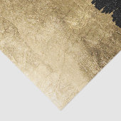 Faux Gold en Black Sterrennacht, penseelstreken Tissuepapier (Detail)