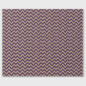 Faux Gold en Glitter Chevron Geometric Pattern Cadeaupapier (Vlak)