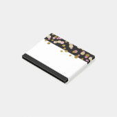 FAUX Gold en Pink Glitter Stippen (plat bedrukt) Post-it® Notes (Schuin)