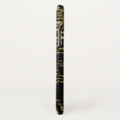 Faux Gold en zwarte krokodil/slangenhuid Case-Mate iPhone Case (Achterkant / rechts)