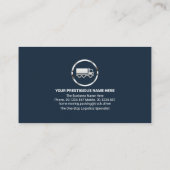 Faux Gold Falcon Wings Vrachtwagenlogistiek Visitekaartje (Achterkant)