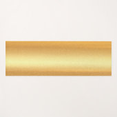 Faux Gold Fitness Modern Elegant Trendy Sjabloon Yogamat (Voorkant (horizontaal))