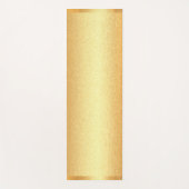 Faux Gold Fitness Sport Elegant Sjabloon Trendy Yogamat (Voorkant)