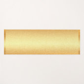 Faux Gold Fitness Sport Elegant Sjabloon Trendy Yogamat (Voorkant (horizontaal))