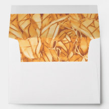 Faux Gold Floral Trouwadres