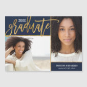 Faux Gold Foil 2 Aankondiging van het Afstuderen F (Voorkant)