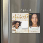 Faux Gold Foil 2 Aankondiging van het Afstuderen F