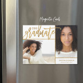 Faux Gold Foil 2 Aankondiging van het Afstuderen F