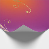 Faux Gold Foil Arabian Bollywood Cadeaupapier (Hoek)