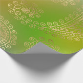 Faux Gold Foil Arabian Bollywood Cadeaupapier (Hoek)