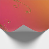 Faux Gold Foil Arabian Bollywood Cadeaupapier (Hoek)