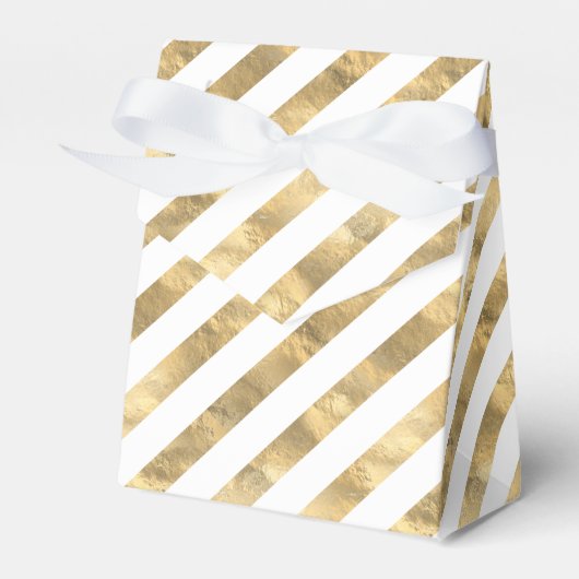 Faux Gold Foil Bedankdoosjes (Voorkant Zijde)