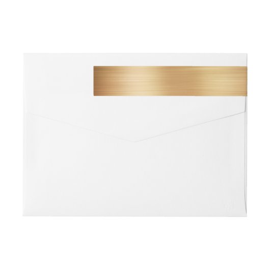 Faux Gold Foil Blank (Achterkant)