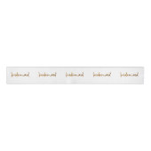 Faux Gold Foil Bridesmaid Grosgrain Lint (Voorkant)