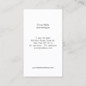 Faux Gold Foil Circles en Confetti Pattern Visitekaartje (Achterkant)