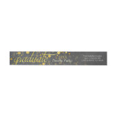 Faux Gold Foil Confetti Afstuderen (Individueel)