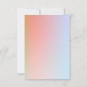 Faux Gold Foil Confetti Elegant Wedding Save The Date (Achterkant)