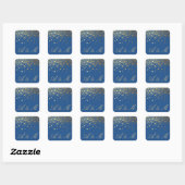 Faux Gold Foil Confetti Stippen Sticker III (Vel)