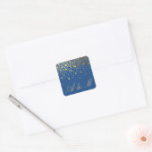 Faux Gold Foil Confetti Stippen Sticker III (Envelop)