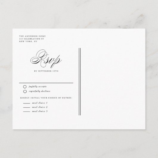 Faux Gold Foil Confetti Stippen Weddenschap Uitnodiging Briefkaart (Achterkant)