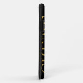 Faux Gold Foil Creme de la Creme Black Case-Mate iPhone Case (Achterkant/rechts)