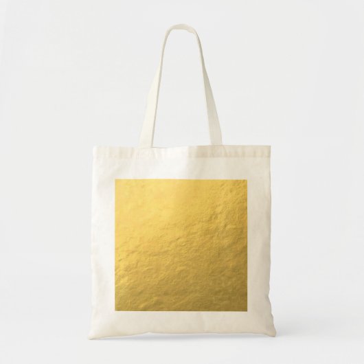 Faux Gold Foil-effect bedrukt Tote Bag (Voorkant)