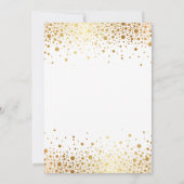 Faux Gold Foil Elegant Engagement Party - Uitnodig Kaart (Achterkant)