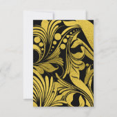 Faux Gold Foil Elegant Swashes (Voorkant)