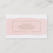 Faux Gold Foil en Waterverf Visitekaartjes (Achterkant)