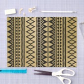 Faux Gold Foil Geometric Aztec Pattern Tissuepapier (Craft)