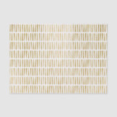 Faux Gold Foil Geometric Pattern Tissuepapier (Voorkant)