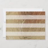 Faux Gold Foil GETROUWD EN VROLIJK | Vakantie 2015 Feestdagenkaart (Achterkant)