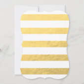 Faux Gold Foil Glamor | Weddenschappen Kaart (Achterkant)