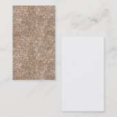 Faux Gold Foil Glitter Background Sparkle Sjabloon Visitekaartje (Voorkant / Achterkant)