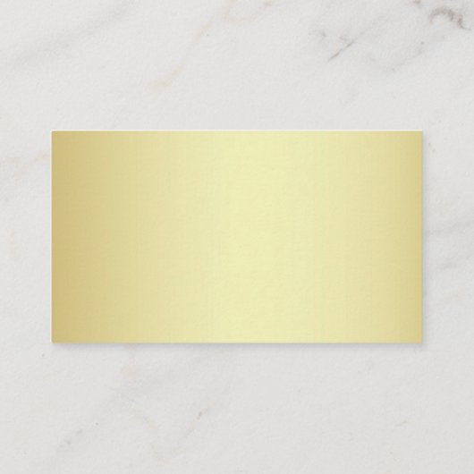 Faux Gold Foil Honeycomb Visitekaartje (Achterkant)