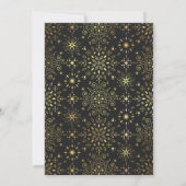 Faux Gold Foil Kerst Kaarten - Gelukkig Nieuwjaar (Achterkant)